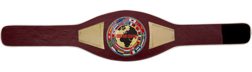 CUSTOM CHAMPIONSHIP BELT PROFLAG2/CUSTOM - VARIETY OF LEATHER COLOURS AVAILABLE